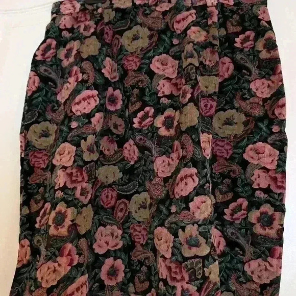 Vintage pink floral plus size 18 Jessica skirt - Picture 7 of 9